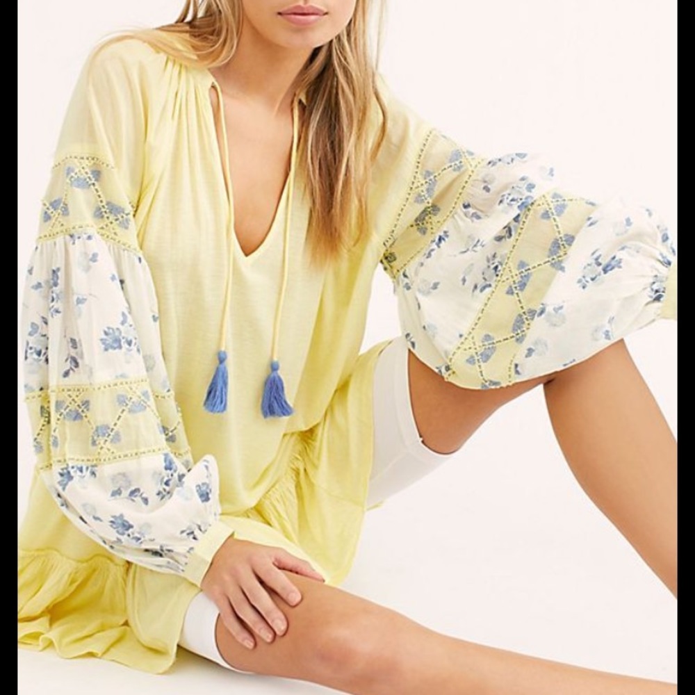 New Free People Mix it Up Tunic